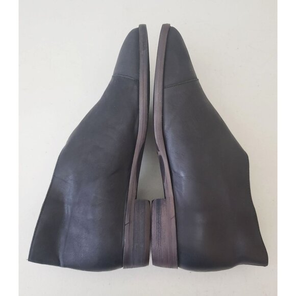 Free People Royale Flats Cutout Leather Pointed Toe Black Size 37 - Picture 4 of 5